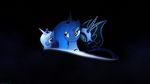  armor blue_eyes cloud crown derplight equine female friendship_is_magic hi_res horn horse looking_at_viewer mammal my_little_pony necklace nightmare_moon_(mlp) pony princess_luna_(mlp) simple_background sky smile sparkle stars unicorn wallpaper widescreen winged_unicorn wings 