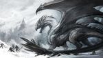  cloud clouds detailed_background dragon feather feral group harpoon hi_res human invalid_tag mammal monochrome open_mouth pants polearm reptile sandara scalie scenery snow spear spikes tree unknown_artist wings wood 