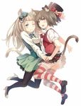  animal_ears nekomimi pantsu pantyhose supertie tail thighhighs 