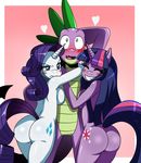  &lt;3 anthro anthrofied big_breasts blue_eyes blush breast_squish breasts butt cutie_mark dragon equine eyes_closed female friendship_is_magic frown green_eyes grin hair hi_res horn horse jealous like_a_boss long_hair male mammal multi-colored_hair my_little_pony nude open_mouth pony purple_hair rarity_(mlp) scalie smile spike_(mlp) sssonic2 twilight_sparkle_(mlp) unicorn 