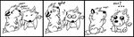  accident accidental_vore comic couple crying cute ear feral frown humor line_art male monochrome nom om_nom_nom oops sad snow-wolf tears 