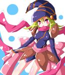  blonde_hair duel_monster gagaga_girl hat red_eyes scarf yu-gi-oh! yuu-gi-ou_duel_monsters 