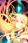  blonde_hair brown_hair c.seryl elbert_albershaw hat japanese_clothes kimono long_hair lowres mini_hat mini_top_hat multiple_girls nexia open_mouth shaded_face sword_girls top_hat very_long_hair yellow_eyes 