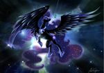  equine fantazyme female feral friendship_is_magic horn horse mammal my_little_pony nightmare_moon_(mlp) pony princess royalty solo winged_unicorn wings 