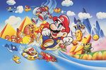  80s airplane dragonzamasu facial_hair goombo hiyoihoi jiangshi king_totomesu lowres mario mario_(series) multiple_persona mustache nintendo ocean official_art oldschool pionpi princess_daisy pyramid submarine super_mario_bros. super_mario_land tatanga torion 