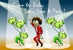  afro dancing dancing_zombie disco english_text flora_fauna light lights michael_jackson not_furry plant plants_vs_zombies text threepeater undead unknown_artist xo zombie 
