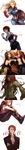  6+girls abs absurdres avengers black_widow blonde_hair blue_eyes boots breasts brown_eyes brown_hair bruce_banner captain_america clint_barton cookie crossed_arms food genderswap genderswap_(ftm) genderswap_(mtf) gloves green_eyes green_skin hawkeye_(marvel) highres hulk iron_man large_breasts lipstick loki_(marvel) long_hair long_image makeup marvel mayer multiple_girls natasha_romanoff red_eyes red_hair short_hair smoking steve_rogers tall_image thor_(marvel) tony_stark topless 