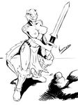  argonian barbarian boots breasts clothed clothing elder_scrolls female invalid_tag loincloth monochrome navel nipples noicem reptile scalie skimpy sword the_elder_scrolls the_elder_scrolls_v:_skyrim video_games warrior weapon 