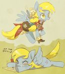  creating_art cute derp derpy_hooves_(mlp) drawing dress equine female feral friendship_is_magic gala_dress horse lying mammal my_little_pony pegasus pony wings 