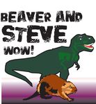  beaver beaver_(b&amp;s) beaver_and_steve dinosaur male mammal prudentia rodent scalie steve_(b&amp;s) 