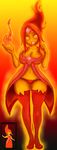  adventure_time breasts fire flame_princess gold_eyes highres long_hair long_image maniacpaint oddmachine oddrich red_hair tall_image wide_hips yellow_eyes 