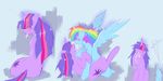  blush cold-blooded-twilight dead equine female friendship_is_magic ghost horn kissing lesbian licking mammal my_little_pony pegasus plain_background pussy_juice rainbow_dash_(mlp) saliva spirit tongue tongue_out tongues twilight_sparkle_(mlp) unicorn white_background wing_boner wings 