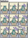  antlers bedfellows canine comic english_text horn jackalope sitting teabag video_games 