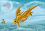  bubble cat dragon dragonite feline flying legendary_pok&#233;mon mammal mew mouse nintendo pikachu pok&#233;mon pok&eacute;mon rodent video_games wings 
