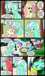  blue_eyes bonbon_(mlp) clothing comic cutie_mark dialog dialogue english_text equine female feral fluttershy_(mlp) friendship_is_magic group hair horn horse lyra_(mlp) lyra_heartstrings_(mlp) madmax mammal multi-colored_hair my_little_pony nintendo pegasus pinkie_pie_(mlp) pok&#233;ball pok&#233;mon poke_ball pony purple_hair rainbow_dash_(mlp) rainbow_hair text two_tone_hair unicorn video_games wings 