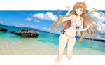  bikini braid breasts danny_choo deletethistag hairclip iizuki_tasuku mirai mirai_suenaga swimsuits twin_braids 