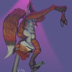  dancing fox male mammal money penis pole stripper thong voondahbayosh 