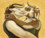  bovine cattle cow female hug kissing male mammal sketch straight tauren thestory video_games warcraft world_of_warcraft 