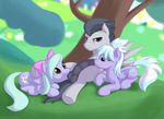  balls black_hair cloud_chaser_(mlp) cum cum_on_face cutie_mark equine fellatio female feral flitter_(mlp) friendship_is_magic group group_sex hair hi_res horse male mammal my_little_pony oral oral_sex outside pegasus penis pony purple_eyes ribbons rumble_(mlp) sex skipsy straight threesome wings 