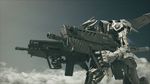  cloud clouds duel_weilding gun mecha planzet_(movie) rifle rifles thrusters_ignited weapon 