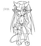  chibi greyscale kaminagi_(kaminagi-tei) lowres monochrome ragnarok_online solo zealotus zherlthsh 