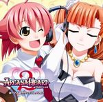  aino_heart aq_interactive arcana_heart arcana_heart_2 atlus examu headphones lowres mizuki_gyokuran official_art petra_johanna_lagerkvist 