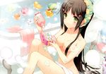  bathtub black_hair cuteg kono_naka_ni_hitori_imouto_ga_iru! long_hair nude tsuruma_konoe wet 