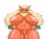  blaziken breasts chubby female nintendo nipples pok&#233;mon pussy sheru shieru video_games 