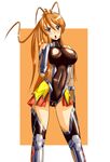  1girl blush bodysuit breasts cameltoe cosplay highschool_of_the_dead igawa_sakura_(cosplay) large_breasts miyamoto_rei r-wade solo taimanin_asagi 