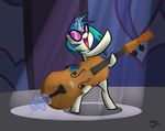  cello doing_it_wrong equine eyewear female friendship_is_magic glasses grilledcat hair horn horse magic mammal musical_instrument my_little_pony pony short_hair solo two_tone_hair unicorn vinyl_scratch_(mlp) 