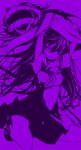  arms_up black_hair dragon long_hair monochrome original purple school_uniform shunsei_(muratou) smile solo 