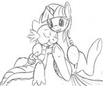  black_and_white cutie_mark dragon equine eyes_closed female feral friendship_is_magic hair horn horse male mammal masturbation monochrome my_little_pony open_mouth penis plain_background pussy spike_(mlp) tg-0 twilight_sparkle_(mlp) unicorn white_background 
