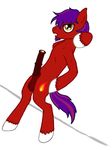  anthro anthrofied balls equine horse horsecock jeroba male mammal my_little_pony original_character penis pony pose showstopper solo 