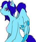  anthrofied blue_zircon butt equine female friendship_is_magic hasbro horse lunaesshadow mammal my_little_pony original_character pegasus pony solo wings 