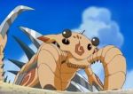  anomalocarimon cloud digimon digimon_adventure_02 monster scorpion sea_scorpion sky tail 