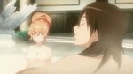  animated animated_gif bath breasts brown_hair kyouno_madoka large_breasts muginami orange_hair rinne_no_lagrange 