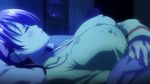  animated animated_gif asa_made_jugyou_chu! bounce bouncing_breasts breasts erect_nipples kakinozaka_ayana large_breasts purple_hair sleeping 