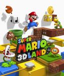  3d facial_hair fire_flower gloves goomba hat jumping koopa_troopa looking_at_viewer lowres male male_focus mario mario_(series) mustache nintendo official_art overalls piranha_plant super_mario_3d_land super_mario_bros. tightrope 
