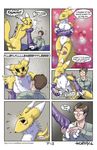  bed blue breasts brothers canine comic digimon english_text eyes eyewear female fox glasses henbe human humor invalid_tag krystal_like_fur like_family_by_henbe male mammal motorboat nervous nipples renamon sibling siblings text tongue upset 