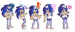  &lt;3 ? anthro big_breasts blue_hair bra breast_fondling breast_grab breasts camel_toe cleavage clothed clothing crossgender cuisine female fondling green_eyes hair hedgehog kiss_mark looking_at_viewer male mammal nipples nurse nurse_uniform one_eye_closed panties pill sega smile sonic_(series) sonic_the_hedgehog tongue tongue_out transformation underwear wink 