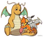  anal buizel dragonite eevee fellatio gay group group_sex male nintendo oral oral_sex penis pok&#233;mon pok&eacute;mon sex shiny_pok&#233;mon shiny_pokemon size_difference spitroast threesome ukkappa video_games 