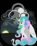  equine female feral friendship_is_magic horn horse mammal my_little_pony pony princess princess_celestia_(mlp) royalty valcron winged_unicorn wings 