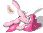  blue_eyes cutie_mark equine female feral friendship_is_magic fruit hair horse long_hair magic mammal my_little_pony navel nipples open_mouth pink_hair pinkamena_(mlp) pinkie_pie_(mlp) pony solo spread_legs spreading tape teats tg-0 tongue udders 