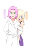  2girls haruno_sakura multiple_girls naruto naruto:_road_to_ninja naruto_shippuuden ruiru yamanaka_ino 