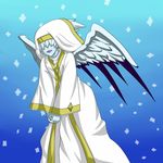  duel_monster sky_scourge_invicil snow sukumo_(kemutai) wings yu-gi-oh! yuu-gi-ou_duel_monsters 