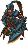  armor capcom highres lagiacrus_(armor) monster_hunter monster_hunter_3 ponkichi_(ponkichim) ponkichii sword weapon 