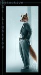  2009 anhes canine fox male solo standing suit 