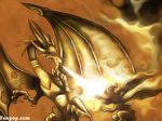  cynder dragon feral fire fire_breathing horn scalie spyro spyro_the_dragon unknown_artist video_games wings 