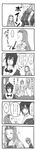  bare_shoulders blush breasts comic detached_sleeves elbow_gloves flower fur gloves goggles heart highres hisui_hearts innes_lorenz jacket jewelry long_hair long_image monochrome open_mouth richea_spodune short_hair tales_of_(series) tales_of_hearts tall_image very_long_hair 
