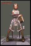  anima book dress feathers glasses highres short_hair solo wen-m 